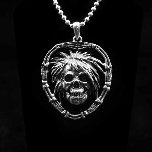 PENDANT - SILVER PIRATE SKULL